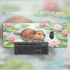Mouse Pad Cute Capybara Lotus Gaming Printon Demand HD Computer Large Mousepad XXL Playmat Non-Slip Office Soft Gaming Laptop