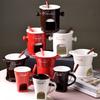 Ceramic Chocolate Fondue Mug with Forks Chocolate Melting Cup Fondue Cup for Party Home Birthday Picnics