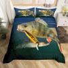 Pike Fish Bedding Striped Bass Big Pattern Hunting and Fishing Themed Duvet Cover for Kids Boys BedRoom Decorations for Teens