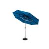Parasol Extérieur Rectangulaire Double Face De 4,5 M Avec Manivelle (bleu) (sans Pied)