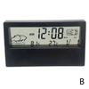 Thermometer Hygrometer with Time Display Desktop Temperature Humidity Meter Gauge Weather Station for Office Home