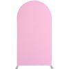 U-Shaped Iron Arch Kit with Elastic Cloth Cover for Parties & Weddings