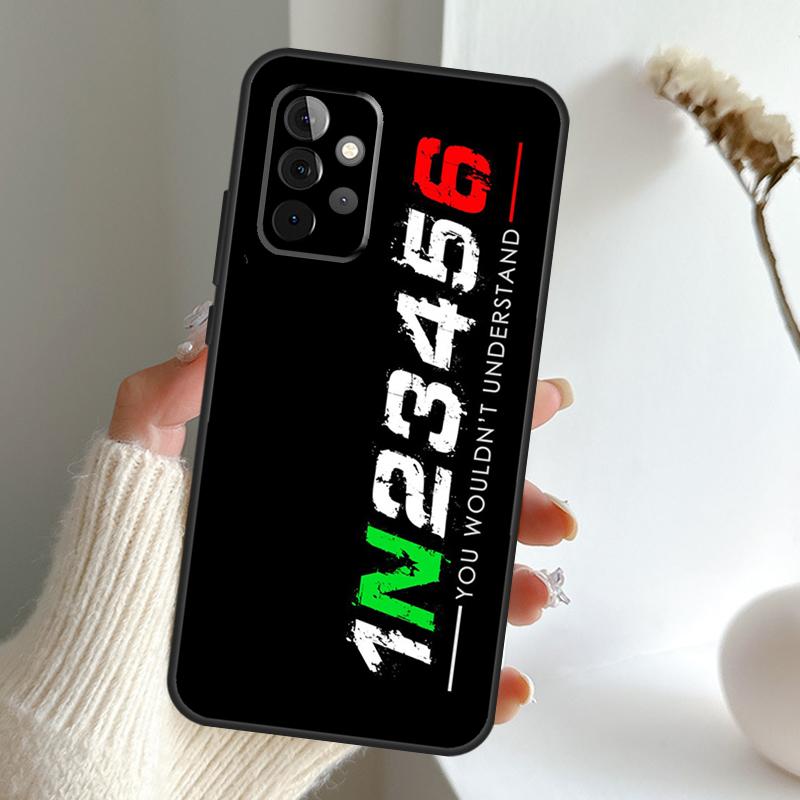 1N23456 Motorcycle Case For Samsung Galaxy A55 A15 A35 A56 A06 A16 A26 A36 A32 A52 A13 A33 A53 A14 A34 A54 A17