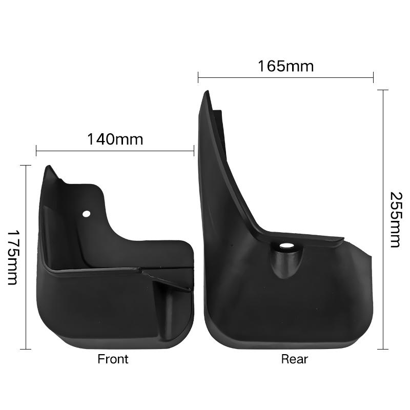 Mud Flaps For Toyota Verso AR20 2009-2018 Splash Guards MudFlaps Front Rear Mudguards Fender Car Exterior Accessories 2010