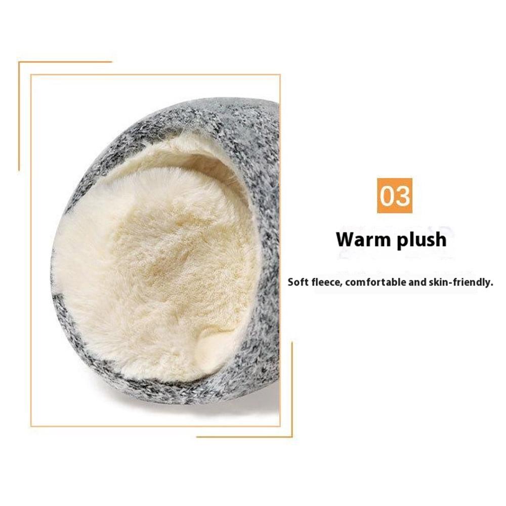 Folding Mohair Earmuffs Winter Ear Protection for Skiing Skating Cycling Windproof Ear Warmers