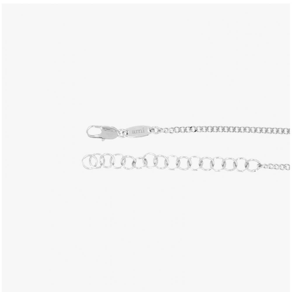 Ami Ujw923 361 900 Ami De Coeur Heart Logo Chain Necklace