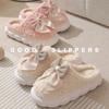 Cotton slippers autumn and winter 2025 new indoor home thick-soled plush slippers winter
