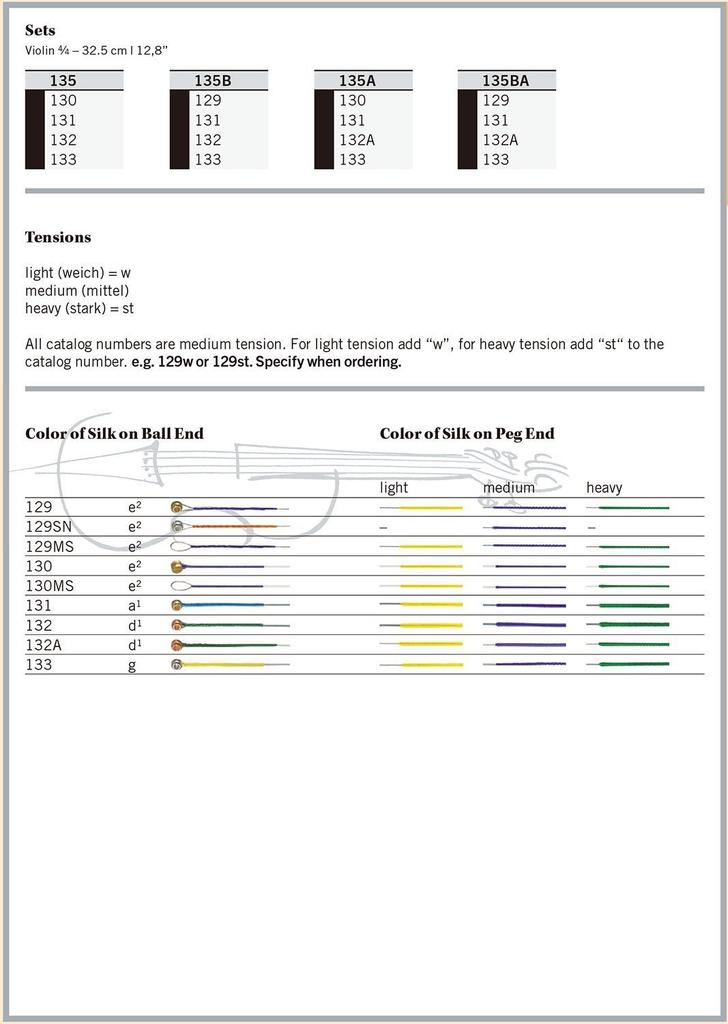 THOMASTIK Dominant 44 Violin Strings A, D, and G Set (D String Aluminum Wrap)