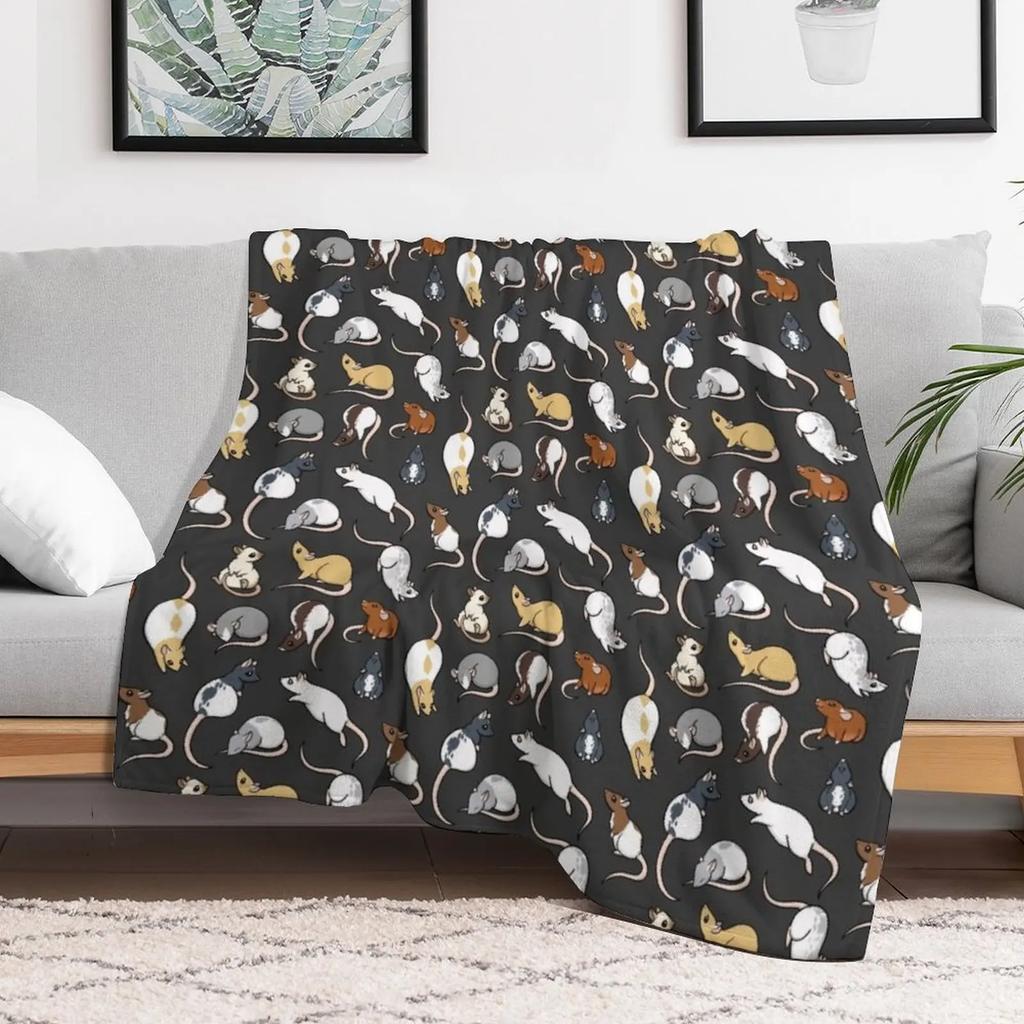 Ratten Wurfdecke Warme Wurfdecke Geschenk zum Jahrestag