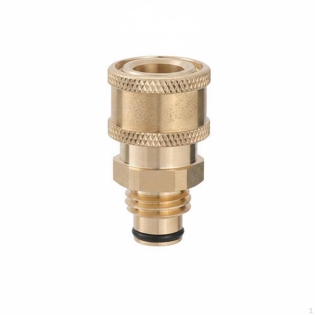 Male To 1/4 Inch Female Quick Connector Heavy Duty Pressure Washer Connect Adapter