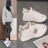 New Style Women's Breathable Shoes, Versatile Thick-soled Sports Shoes, Casual Dad Shoes