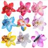 Cloth Satin Hairpin Thai Orchid Flower Hairpin Korean Style Artificial Floral Headdress  Seaside