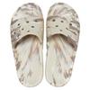 Crocs Classic Clog Casual Slide Marbled Sandals 'White Brown'