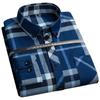New Plaid Shirts for Male Plus Size Leisure Mens 100% Cotton Winter Warm Flannel Casual Checkered Over Size Shirt Long Sleeve
