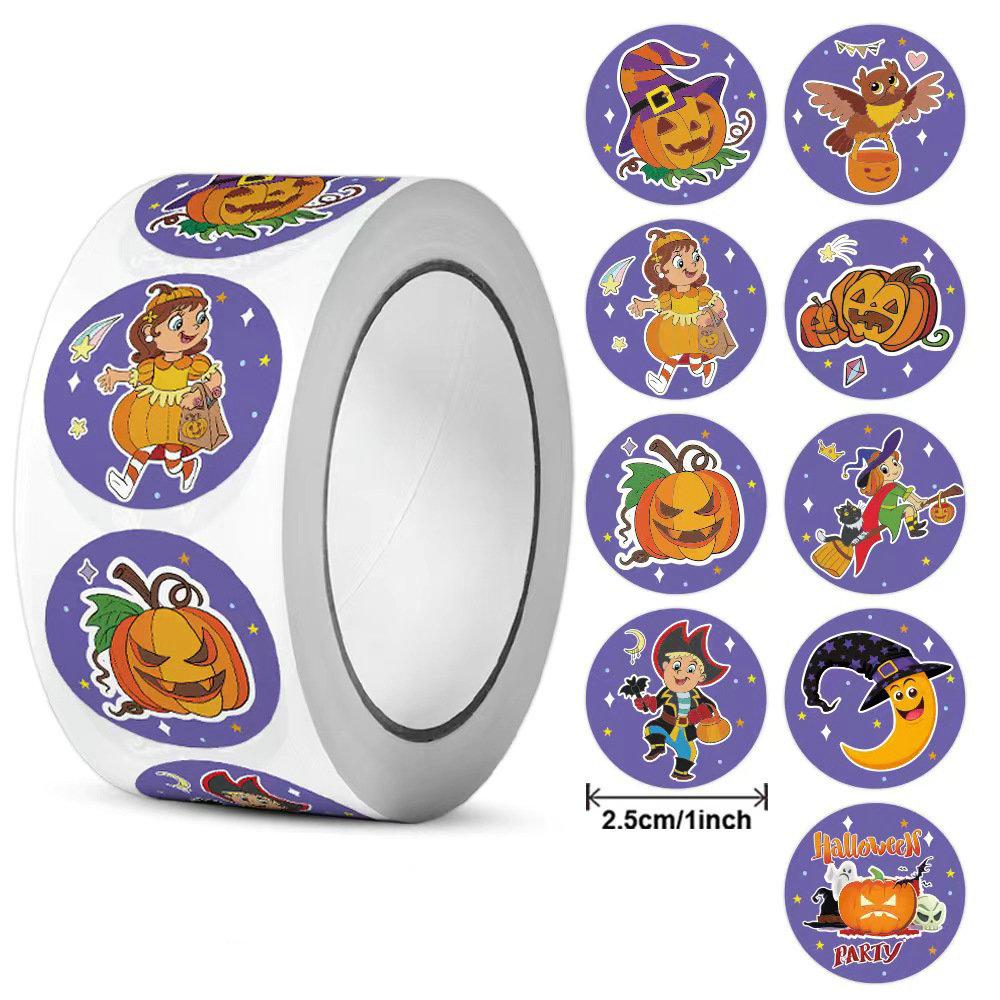 Cartoon Christmas Day Gift Stickers Decorative Sealing Sticker Diy Customisation Merry Christmasreward Self-Adhesive Labels Tape