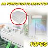 10 Pack Conditioner Filter Cotton Intake Vent Filter Ultra Thin Filter Pad