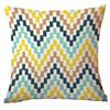 Polyester Colorful Geometric Pillow Case Combination Home Sofa Cushion Pillow Case