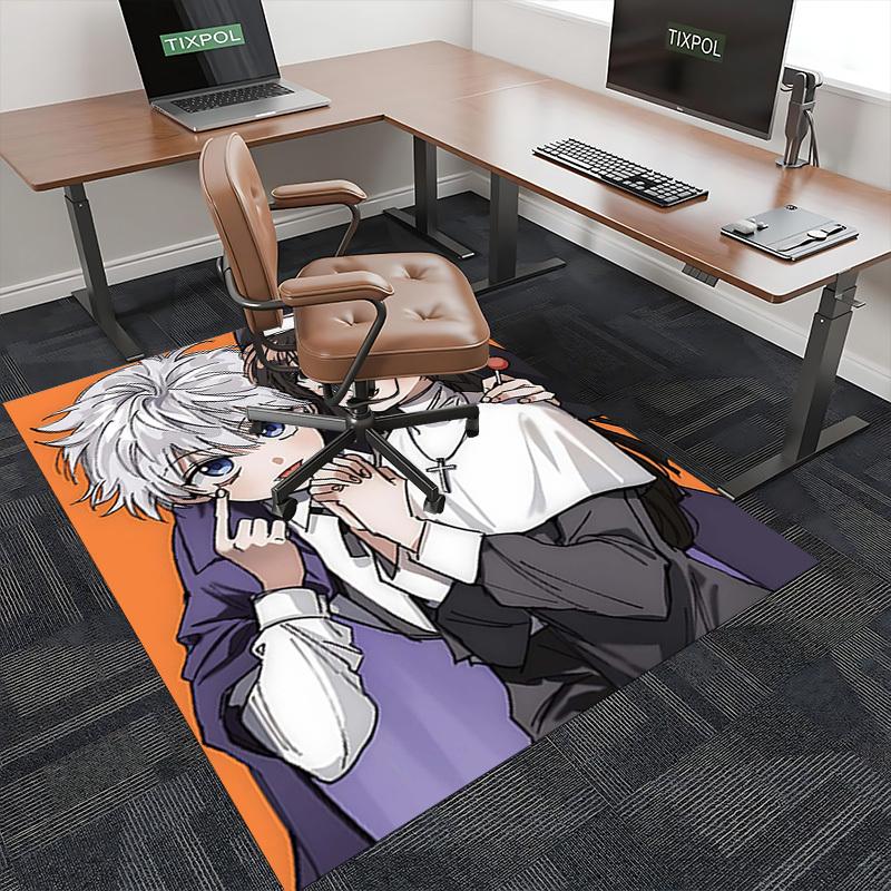 1pc Anime Nuns Office Chair Mat - Cute Nun Design, Non-Slip Carpet for Home Decor, Gift Idea, Seasonal Decoration, Suitable for Office, Living Room, B