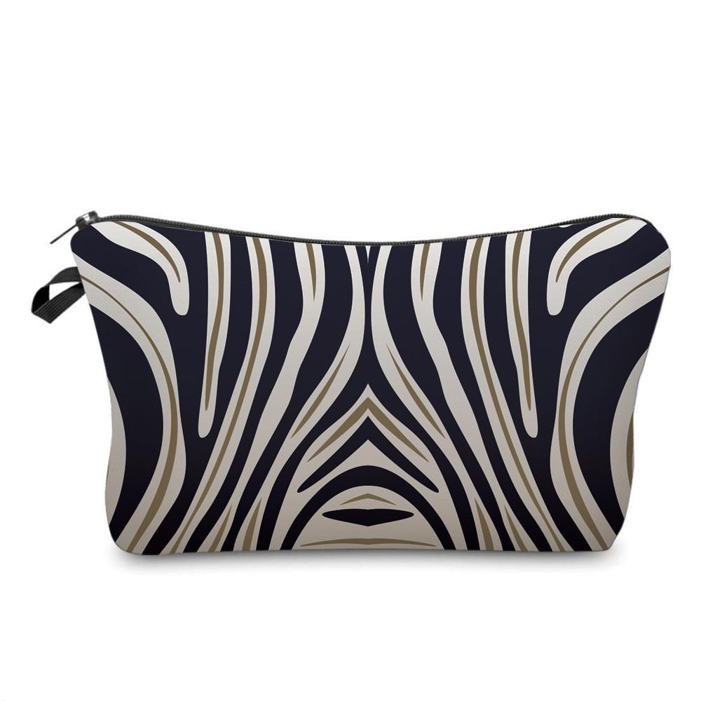 

Stylish Crocodile Print Cosmetic Bag With Convenient Zipper Opening StyleJ