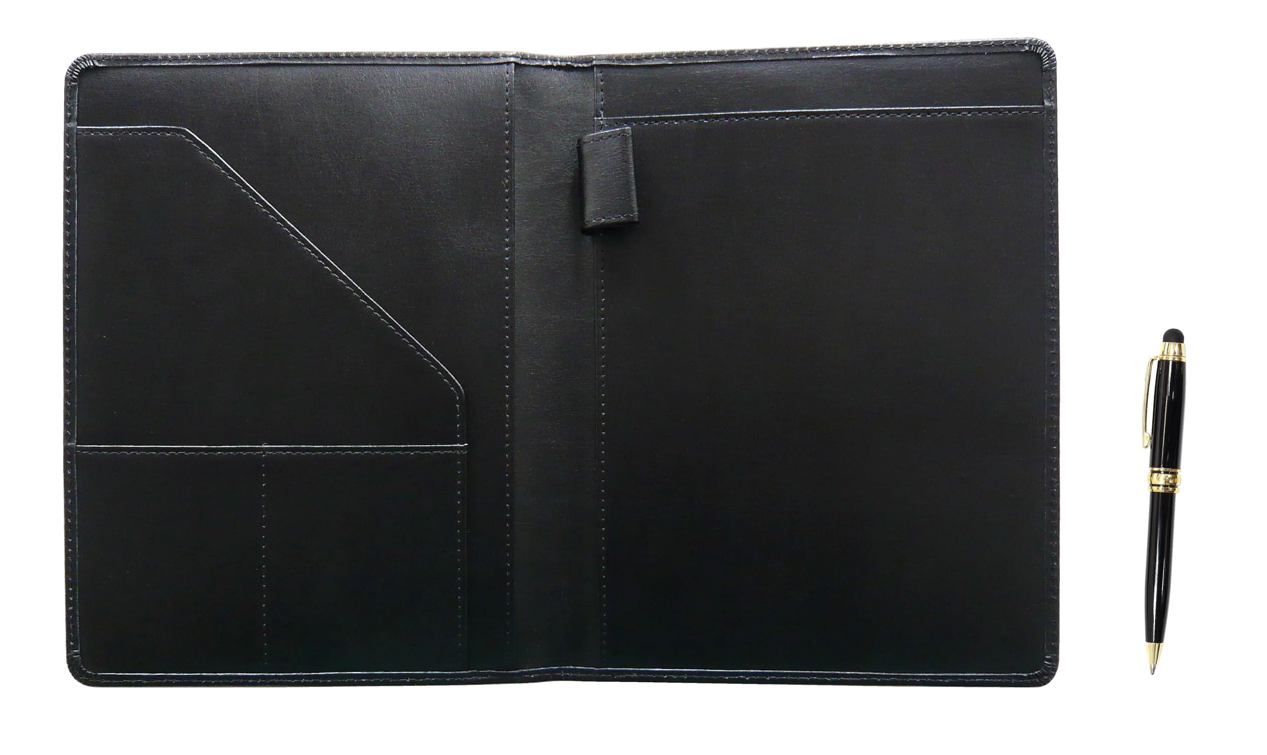 Black Recycled Cowhide