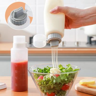 Condiment Squeeze Bottles Leakproof Screw Cap Sauce Bottle Kitchen Squeeze Bottle for