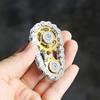 Sprocket Flywheel Fidget Spinner Toy Stress Anxiety Relief Kids Teens Adults Metal Bike Chains Fingertip Gear Gyroscope Sensory Spinning Toy