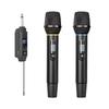 UHF Wireless RGB Microphone Set: Metal Handheld for Meetings & Family KTV