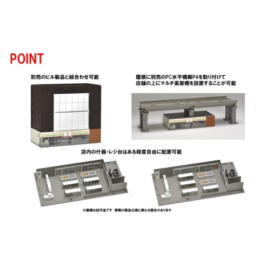 TOMYTEC TOMIX N Gauge Convenience Store 7-Eleven 4235 Diorama Supplies