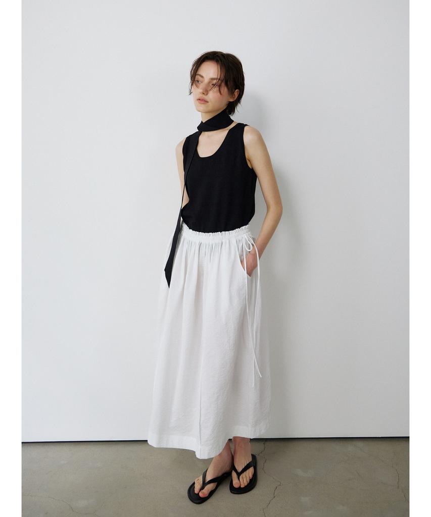 Ninnis Tie Sleeveless Knit Top (Black)