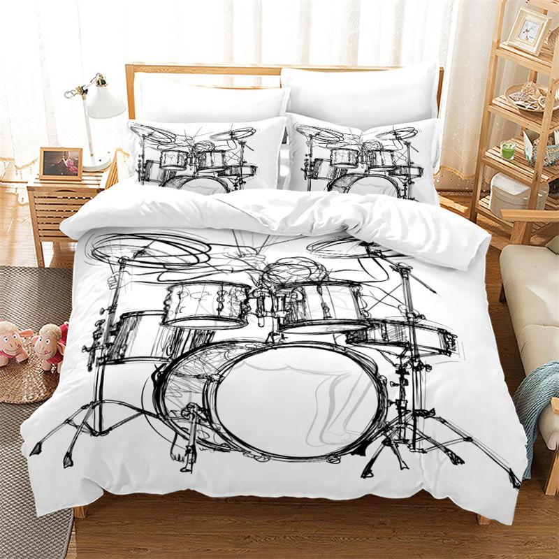 Urban Graffiti Duvet Cover Set Blockbuster Style Graffiti Sprayed Overlapping Blocky Letters Street Art Bedding Set Pillowcases