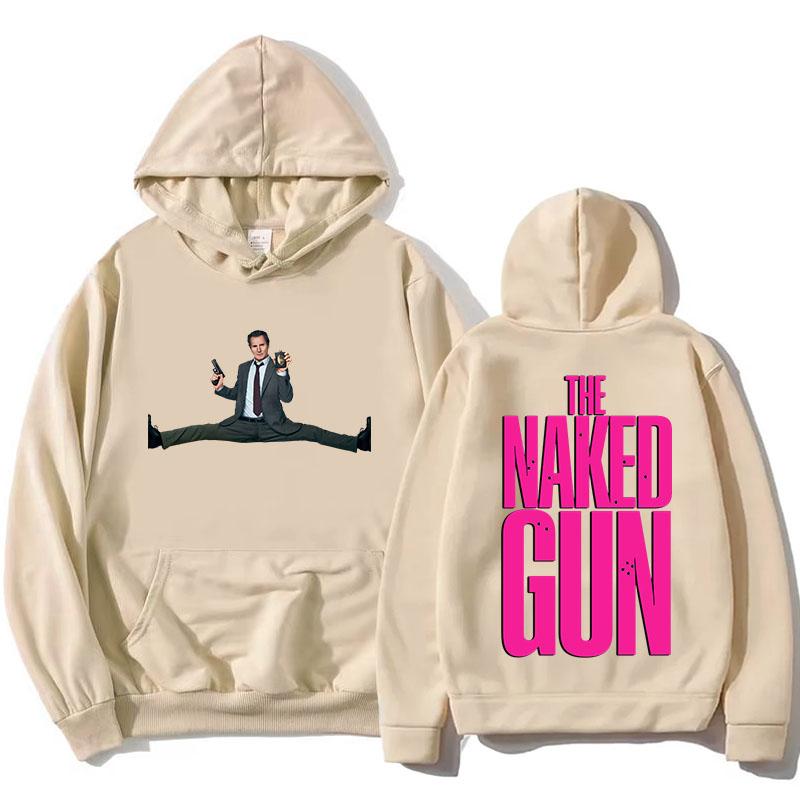 The Naked Gun Movie Hoodies Long Sleeve Fashion Hooded Sweatshirts Casual Autumn Fleece Female Pullovers Film Graphic Print Tops