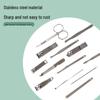 10-Piece Stainless Steel Nail Clipper & Manicure Set