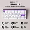 MechLands Aula Hero84 HE Wired Magnetic Gaming Keyboard with Rapid Hole Adjustable 8kHz Sound RGB Lightbox Backlight Effect, 0.01mm Actuation,