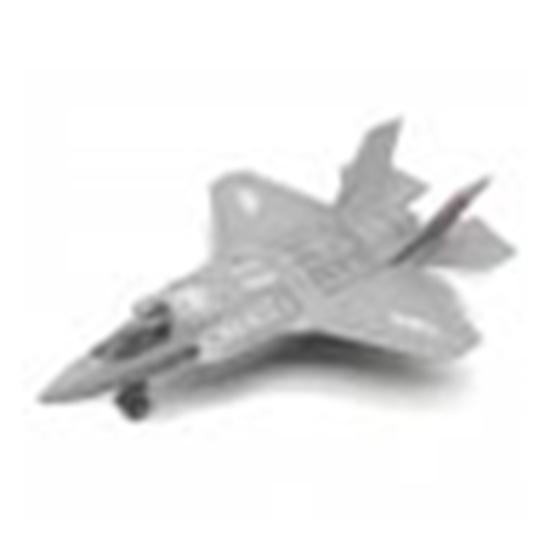 Large Alloy Pull Back F-35 Fighter Aircraft Model Music LED Airplane