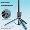 Portable Hand-Held Selfie Stick for Mobile Phone Fold Feature 1300mm Extended Length Abs+Stainless Steel Material for Travel