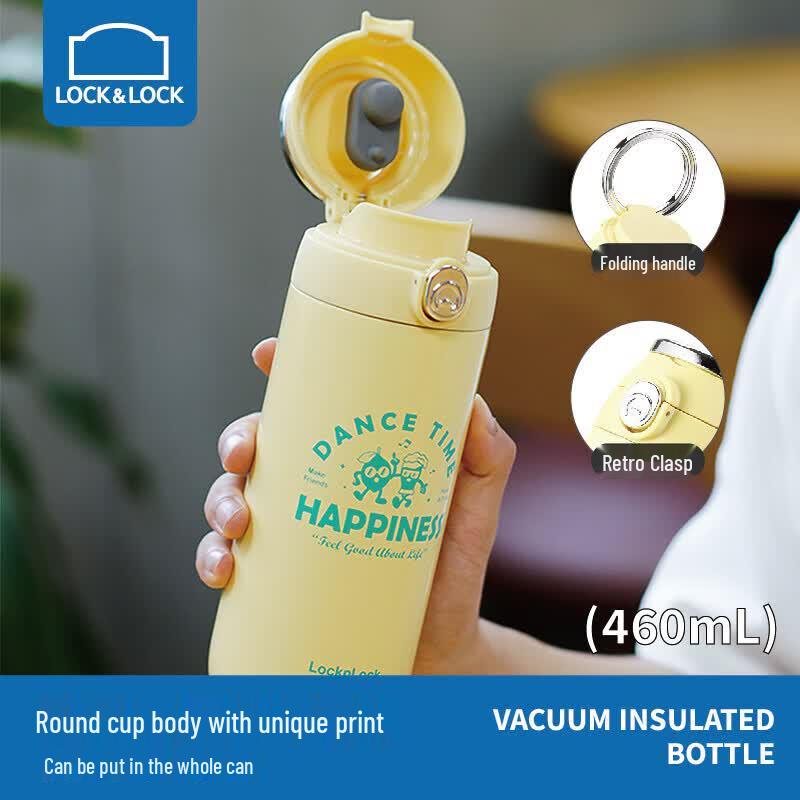 Lock & Lock 316L Insulated Thermos with Push-Button Lid