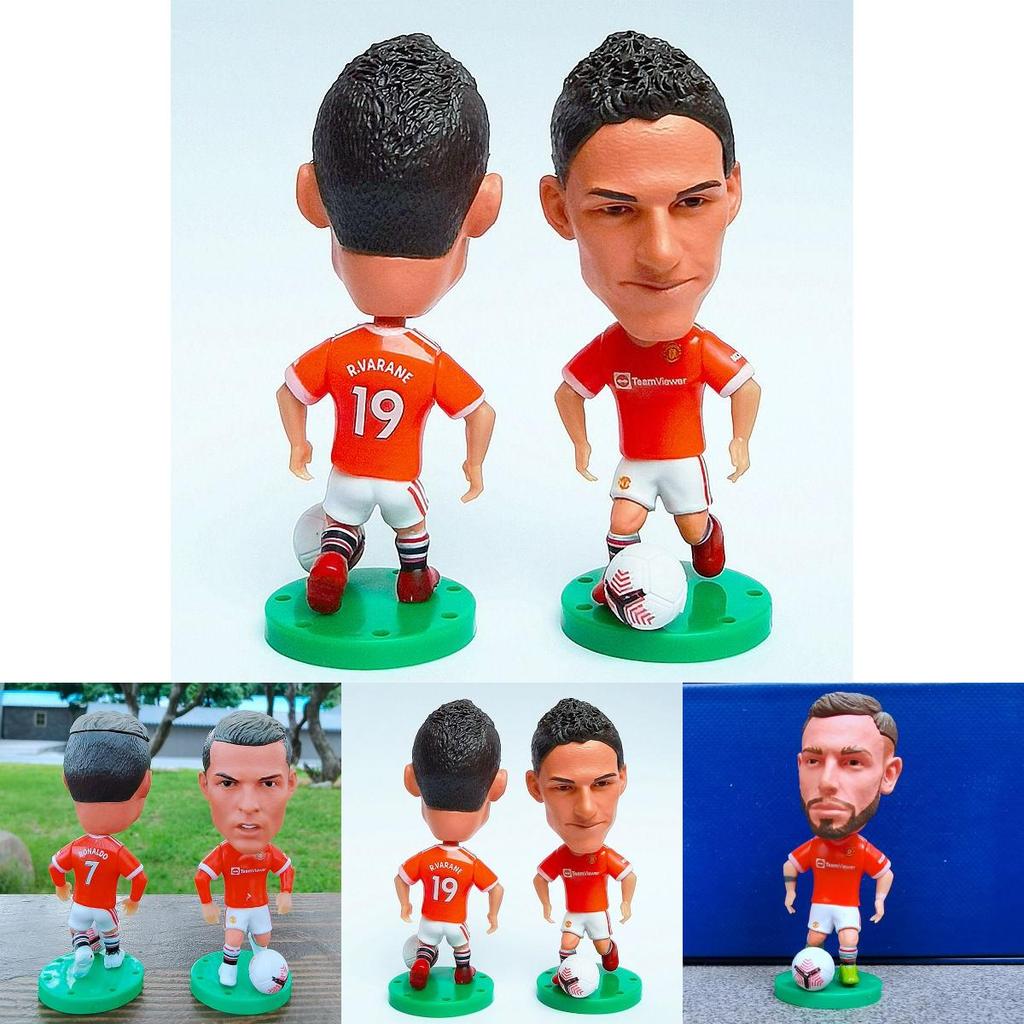 Soccer Player Mini Figures Sports Model Dolls For Home Decoration