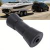 1pc Boat Trailer Keel Roller Boat Trailer Roller 6 Inch Marine Keel Roller Heavy Duty PU Black for Boat Trailer Roller