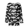 Women's Casual Fashion Sexy Comfortable V-Neck Halloween Seven Sleeve Top