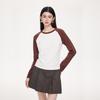 FivePlus Women's Slim Fit Round Neck Long Sleeve T-shirt