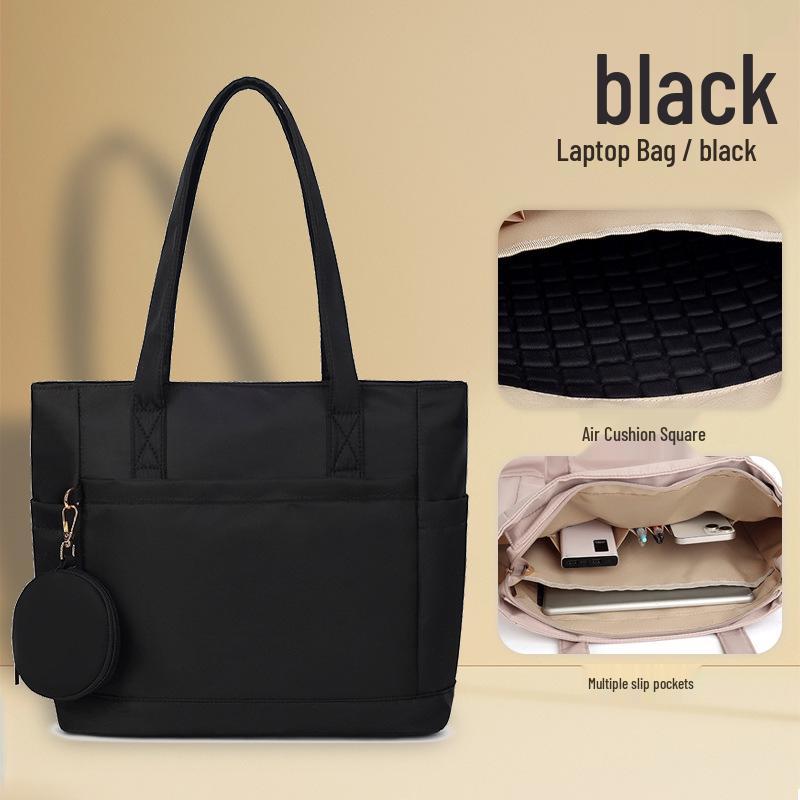 

Women s Large Capacity Shockproof Waterproof Tote Bag for Laptop, Commuting, Casual, Tutoring, Single Shoulder Use. 13/14-inch