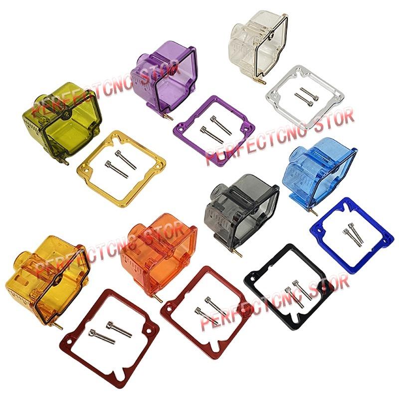 Motorcycle Transparent Carburetor Clear Bottom Float Bowl Oil Cup For PWK Keihin PJ PE PZ KSR EVO VM22 PHBG Carburetor