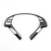 For Infiniti G37 G25 LHD 2010 2011 2012 2013 ABS Interior Car Steering Wheel Cover Trim Frame Decor Modified Accessorie