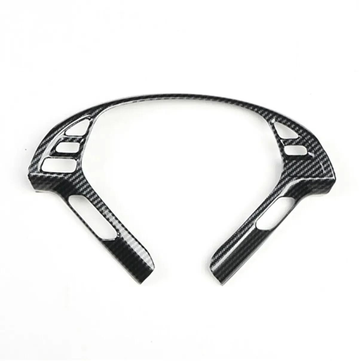 

For Infiniti G37 G25 LHD 2010 2011 2012 2013 ABS Interior Car Steering Wheel Cover Trim Frame Decor Modified Accessorie Carbon Look