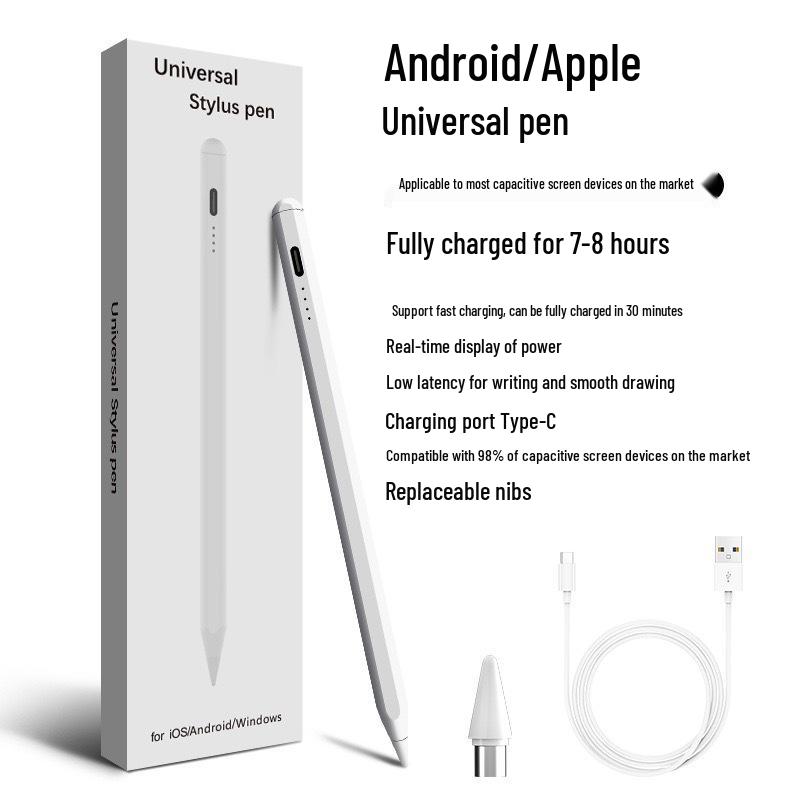 Universeller kapazitiver Stift für Apple Pencil - Aktives Touchscreen-Zeichnen