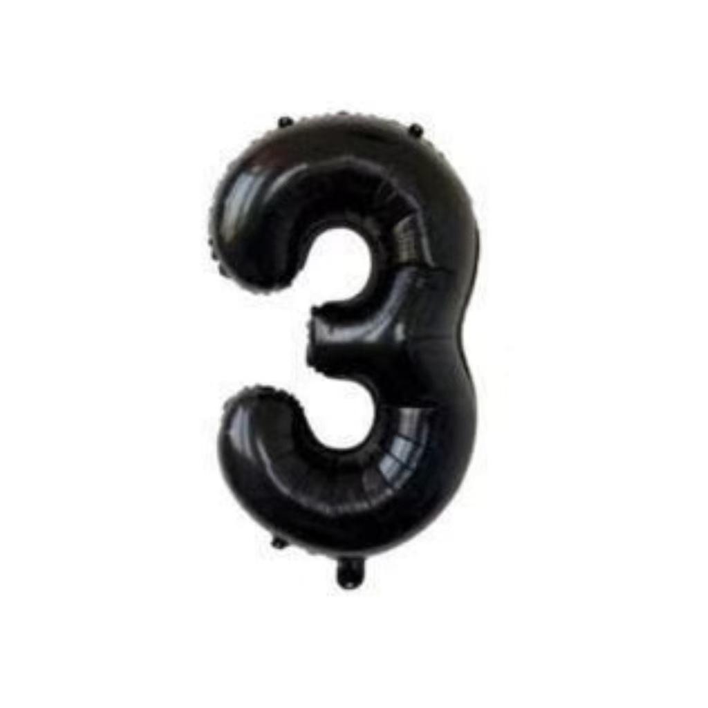16-Inch Us Version Of Thin Body Digital Birthday Party Decoration Props Decoration Aluminum Film Balloon Digital