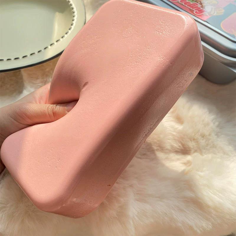 Klebrige Box Kuchen Squishy Spielzeug Langsam aufsteigendes Knetspielzeug Kneifkuchen Schokolade Brot Kind Anti-Stress-Entlastung Handentspannung Fidget Geschenk