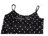Summer '26 American Retro Polka Dot Rhinestone Strappy Dress for Women