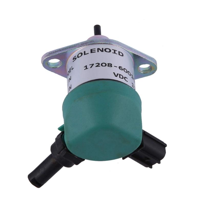 12VDC Fuel Shut Off Solenoid Solve Engine Shutdown Problems Suitable for 17208-60016 17208-60015 17208-60017 17208-60010