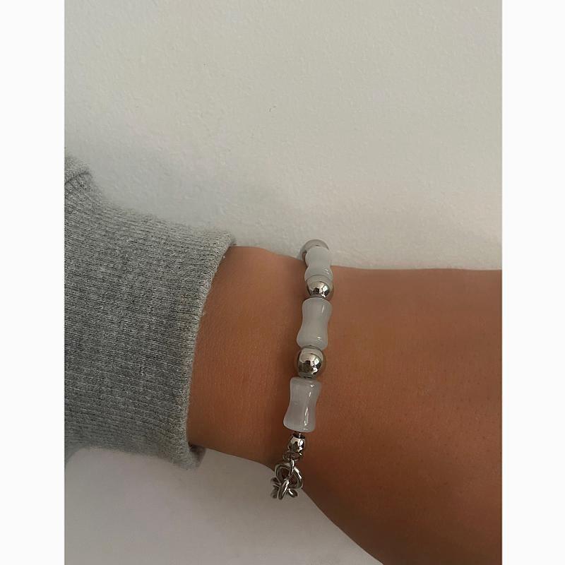 Geometric Cat Eye Stone Bracelet For Men And Women Handmade Stainless Steel Jewelry